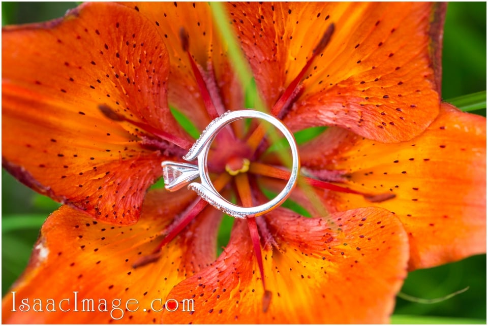 best engagement ring in flower